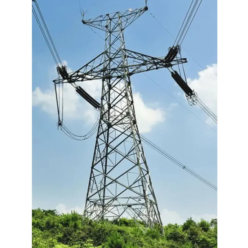 Električni stolp z jekleno konstrukcijo ima ključno vlogo v elektroenergetiki
